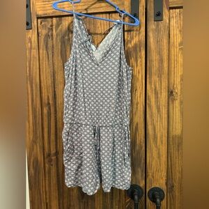 LOFT Outlet Floral Patterned Romper